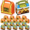20 Pieces Construction Treat Boxes Birthday Party Supplies Construction Truck Party Favor Box Paper Candies Goody Boxes for Boys Girls Construction Theme Birthday Decoration 4.8 x 2.4 x 4.8 Inch