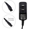 HQRP AC Adapter/Power Cord Compatible with Philips Norelco 5100 5200 Series S5210 S5290 7825XL 7845XL 7864XL 7865XL 7866XL 7867XL QP6510 QP6520 Coolskin Nivea Range Shaver Plus Cleaning Brush