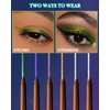 Metallic Multichrome Eyeliner Pencil, Bronze Glitter Gel Eye Liner Pencils, Waterproof Smudge-proof Longwear, Multi-Use Sharpenable Colored Eyeliner Shimmer Eyeshadow Makeup Pen, Delineador De Ojos-04