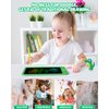 KOKODI LCD Writing Tablet for Kids, 10 Inch Colorful Drawing Tablet, Educational Learning Kids Toys for Age 3-12 Years Old, Toddler Doodle Board,Green