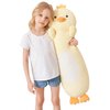 HAIJUNYA 36” Long Duck Plush Body Pillow, Kawaii Cute Yellow Ducks Stuffed Animals, Hugging Squishy Pillow Soft Plushies Toy, Gifts for Girls and Boys Valentine's Day, Birthdays