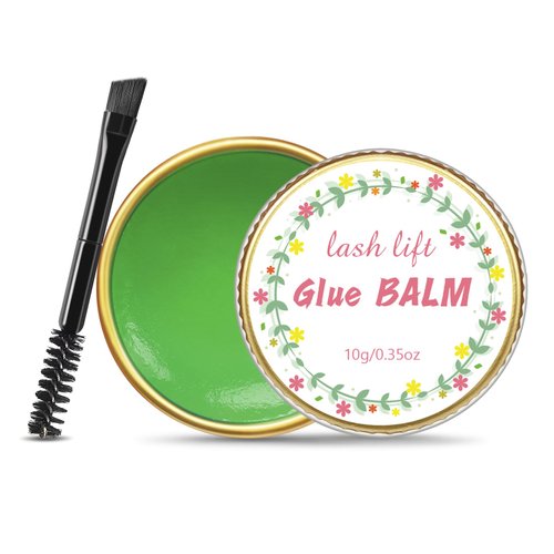 Troocolor Lash Lift Balm Glue, Eyelash Lift Adhesive, Strong Viscosity and Quick Hold Brow Gel, Perfect with The Lash Perm and Eyebrow Lamination