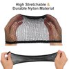 Mesh Wig Caps for Women Jinnhelun Black Closed End Hair Net Wig Cap Weaving Hair Net Halloween Cosplay Party Use 6PCS