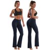 BUBBLELIME 29"/31"/33"/35" 4 Styles Women's Bootcut Yoga Pants Tummy Control - Basic Bootleg_Darknavy L_35" Inseam