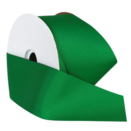 Berwick Offray 3" Grosgrain Ribbon, Emerald Green, 50 Yards