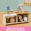 Calico Critters Kitchen Island - Toy Dollhouse Furniture and Accesories Set - Enhance Your Dollhouse with a Functional and Interactive Cooking Center