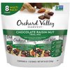 ORCHARD VALLEY HARVEST Chocolate Raisin Nut Trail Mix, 1 oz (Pack of 8), Non-GMO, No Artificial Ingredients