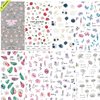 VOTACOS Flower Nail Art Stickers Charming Daisy Nail Decals 8 Sheets Spring Summer Nail Stickers for Nail Art Perfect Nail Accessories 3D Self-Adhesive Design Nail Decoration for Women