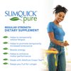 Slimquick Pure 3x Regular Strength Pills for Women to Help Achieve Weight Goals, Helps Metabolism, Lose Excess Water, Keeps Full for Longer with AlloPure Green Tea, Caffine, Caste Tree - 2x72 Capsules