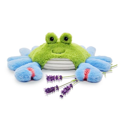 warmies Microwavable & Weighted Stuffed Animals, Blue Crab - Heated Stuffed Animal Plushie for Warmth & Comfort - Cute Soft Plush Toys for Adults & Children (Boys, Girls, Babies & Toddlers)