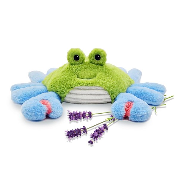 warmies Microwavable & Weighted Stuffed Animals, Blue Crab - Heated Stuffed Animal Plushie for Warmth & Comfort - Cute Soft Plush Toys for Adults & Children (Boys, Girls, Babies & Toddlers)
