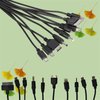 10 in 1 Universal USB Cable, Multi Charging Cable Compatible with Multiple Cell Phones Blutooth Earphone Speaker MP3 Player