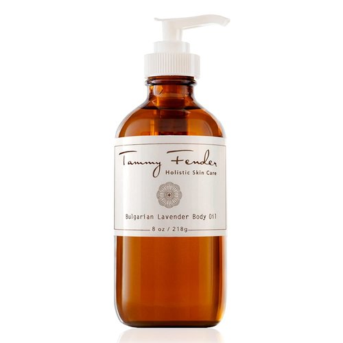 TAMMY FENDER - Natural Bulgarian Lavender Body Oil | Organic, Cruelty-Free, Non-Toxic | Soothe, Hydrate, + Nourish For Radiant, Soft Skin | For All Skin Types (8 oz | 218 g)