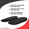 Dr. Wolf Heel Lifts for Shoes: Women's 9mm Height Increase Insoles, Rubber Heel Inserts for Leg Length Discrepancy & Achilles Tendonitis Relief, Hip, Knee, & Back Pain Relief (2 Pack)