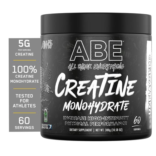 All Black Everything Creatine Monhydrate | 60 Servings | Unflavored | Micronized Amino Acid Powder | Support Muscles | Cellular Energy | Cognitive Function | Gluten-Free and Keto Friendly