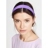 YISSION Satin Headbands for Women Girls Non Slip 1.2 Inch Wide Head Band Plain Head Bands Fashion Hair Bands Solid Purple Headband DIY Cosplay Hair Accessories for Women Girls