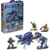 MEGA Halo Toy Building Sets, Ghost of Requiem with 135 Pieces, 4 Micro Action Figures and Accessories, for Collectors