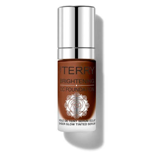 By Terry Brightening CC Foundation, Hydrating Serum Foundation, Ultra-Sheer Finish, Vegan & Cruelty-Free, 8W, Deep Warm