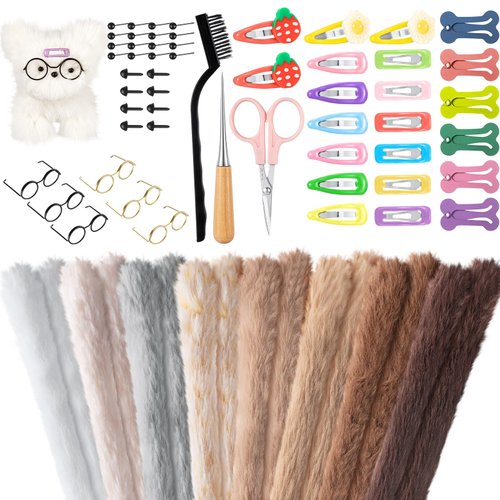 VitalCozy 71 Pcs 39'' Pipe Cleaners Craft Fuzzy Pipe Cleaners Thick for Crafts 16 Pcs Fluffy Jumbo Chenille Stems Bulk for Pipe Cleaners Craft Supplies Creative DIY Projects Decorations,8 Colors