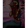 16 Sheets Luminous Mermaid Scale Temporary Tattoos Stickers,Glow in The Dark Mermaid Themed Tattoos Stickers Party Decoration Supplies Party favors for Kids Adults