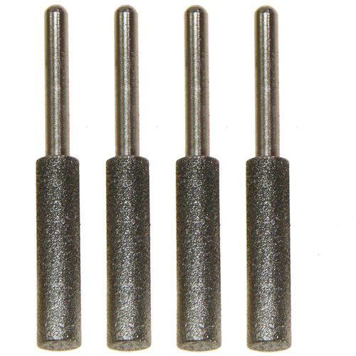 Anytime Tools 7/32" Diamond Chainsaw Sharpener Burr 1/8" Shank, 4 Pack