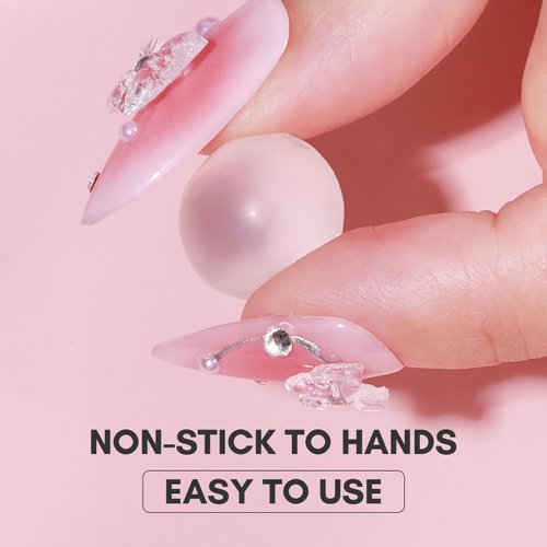 Makartt Solid Builder Nail Gel: 15ML 4 in 1 Nail Extension Gel UV Nail Glue for Acrylic Nails Rhinestones Gel 3D Nail Sculpture Gel 3D Molding Gel Hard Gel for Nails UV/LED Nail Lamp Required Clear