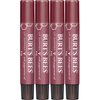 Burt's Bees Shimmer Lip Tint Stocking Stuffers Set, Tinted Lip Balm Stick, Moisturizing for All Day Hydration with Natural Glowy Pigmented Finish & Buildable Color, Fig (4 Pack)