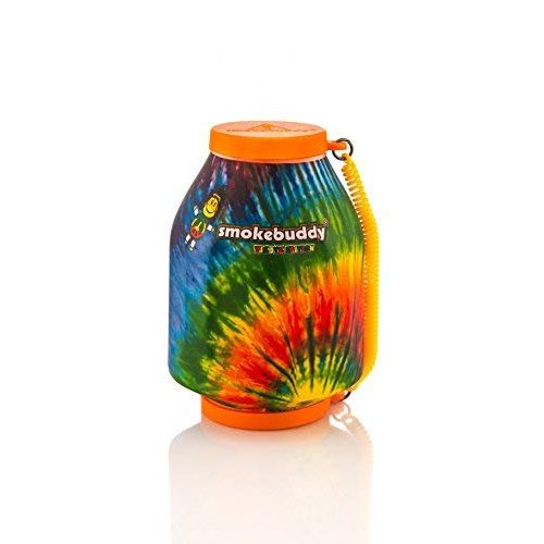 Smoke Buddy Personal Air Purifier Cleaner Filter Removes Odor - Tie Dye Orange