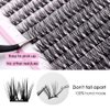 Eyelash Clusters -Wispy Lash Clusters, Individual Lashes, Mixed Lash Clusters, False Eyelash Extensions, DIY Lash Extension for Self Application (FD10-4 C-Curl 0.05D 70D 110PCS 10-14mm Mix)