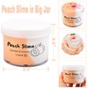 CIOAIWAE Peach Cake Butter Slime Kit, Party Favors Slime for Girls Boys, Soft & Non-Sticky, Slime Putty Toys for Kids(7oz 200ML)
