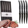 Jean Dubost New Age 4 Piece Steak Knife Set Black