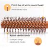 Round Brush Hair Curler,Mini Plastic Nylon Hair Brush, Light And Convenient,Volume,Styling,& Curly,Wavy,Thick,Thin Hair on Men & Women