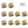 Hammont Paper Treat Boxes - (10 Pack) - Party Favors Treat Container Cookie Boxes Cute Designs Perfect for Parties and Celebrations 6.25" x 3.75" x 3.5" (Robots)
