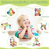 COUOMOXA Magnetic Building Blocks for Kids: STEM Educational Learning Toys - Montessori Fun Indoor Preschool Activity for Toddlers and 3+ Year Olds