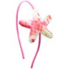 WRBAJIS Glitter Starfish Headband Sparkling Fish Scale Hair Bands Sea Star Hair Hoop Mermaid Hair Accessories for Women Girls Birthday Wedding Festival Celebration Party Supplies(Pink)