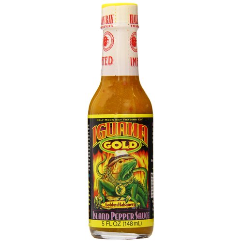 Iguana Gold Habanero Island Pepper Sauce, 5 Ounce