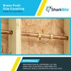 SharkBite 1/2 Inch Slip Coupling, Push to Connect Brass Plumbing Fitting, PEX Pipe, Copper, CPVC, PE-RT, HDPE, U3008LFA