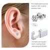 BeiLaiSun 2 Pack Disposable Ear Piercing Gun Safe Home Use Ear Piercing Kit Self Use Ear Piercer at Home with 5mm Earring Stud（253#）