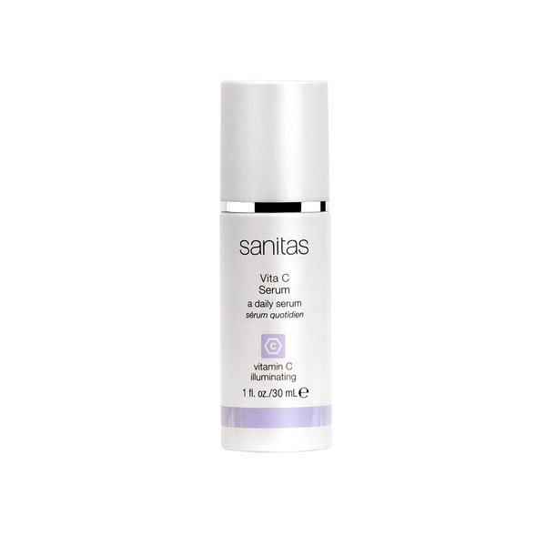 Sanitas Skincare Vita C Serum, Nutrient Rich, Antioxidant Serum, 30% Vitamin C, Vegan Squalane, 1 Ounce