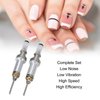 Nail Polisher Handle Bushing, 2pcs High Efficiency Powerful Motor Low Noise Nail Drill Spindle for Nail Salon