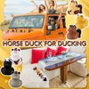 Hungdao Horse Rubber Duck 2.36 Inch Bucking Horse Ducks Small Ducks Pool Float Bath Decor Gift for Horse Racing Festival Boys and Girls Classroom Prizes Baby Shower Party Favors (24)