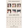 JIEADJIE Handmade Press On Nails Almond Pink Matte (Small)