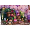 Magic Flowers House Backdrop Fairy Buttfly Woodland Background for Birthday Party Supplies Kids Movie Scene for Girls Madrigal Family Happy Birthday Background Decorations (5X3FT)