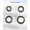 Fuel Sealing Washers Seal Washer Fit for Banjo Bolt 8mm 10mm 12mm 14mm, Fit for Dodge Cummins Fuel System, Replace 3963983 3963988 3918188 4934278 40PCS