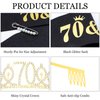 70th Birthday Sash and Tiara for Women, 70th Birthday Party Decorations, 70 and Fabulous Sash and Tiara Set, 70th Birthday Decorations for Women, Womens 70th Birthday Gifts