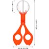 2Pcs Blue Fine Motor Skill,Hand-Eye Coordination Plastic Scissor Clamp Small Butterfly Clip, Scoopers Nature Exploration Observation Nature Exploration