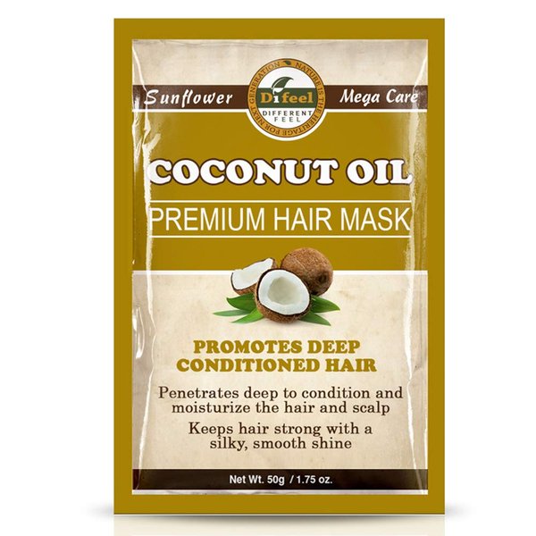 Difeel Premium Deep Conditioning Hair Mask - Coconut Oil 1.75 ounce