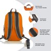 Outlander Packable Handy Lightweight Travel Hiking Backpack Daypack-Orange-L