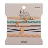 K'lani Hair Tie Bracelet (Stride) - Ideal Christmas Gifts for Women, Cute & Fun Holiday Gifts - Stylish & Functional Hair Elastic Bracelet for All-Day Wear - Medium(Set of 5)