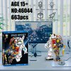 Space Astronaut Toy Collectible Astronaut Toy with Display Stand, Creative Space Exploration Astronaut Building Kit Gifts for Adults Space Astronaut Toy Space Toys （663 Pieces）